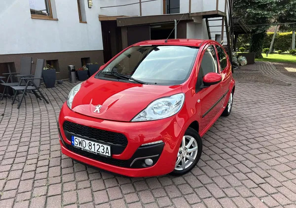 śląskie Peugeot 107 cena 19900 przebieg: 89000, rok produkcji 2013 z Rydułtowy